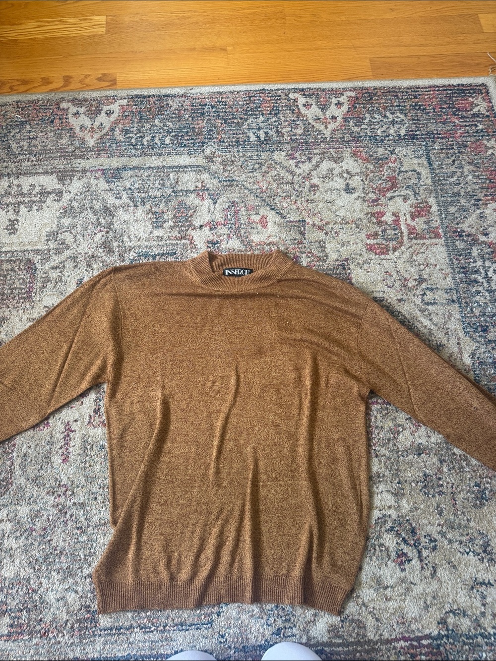NSR Men’s Crewneck Sweater in Camel Brown